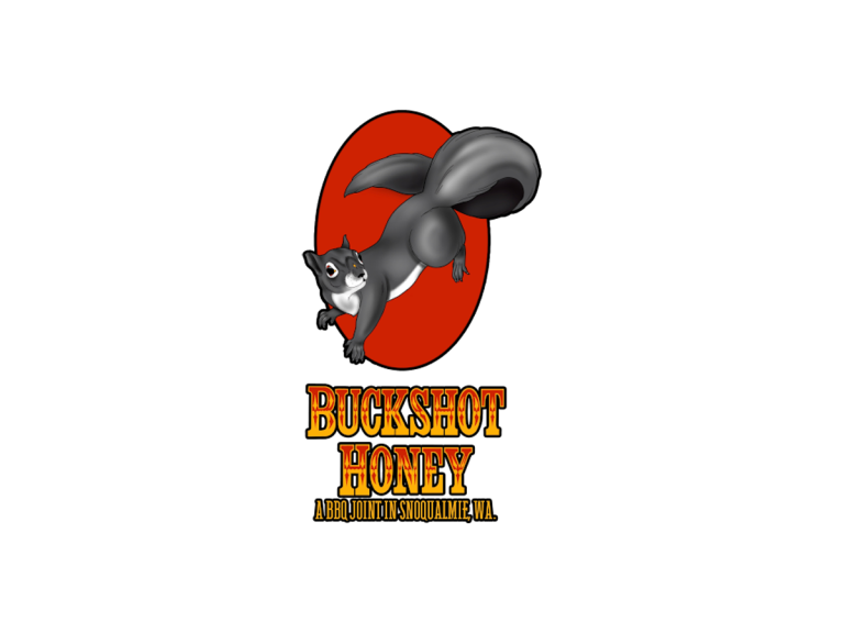 Buckshot Honey BBQ restaurant in Snoqualmie logo