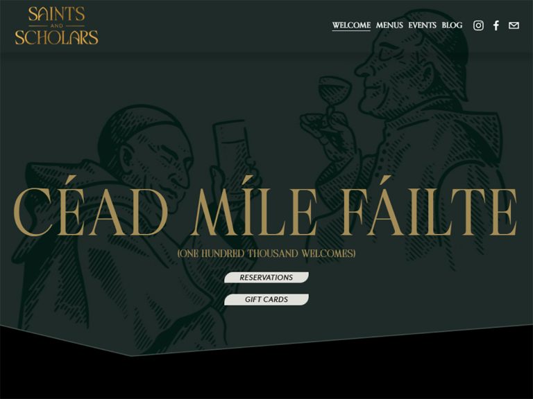 Saints and Scholars Irish Pub in Snoqualmie screen capture