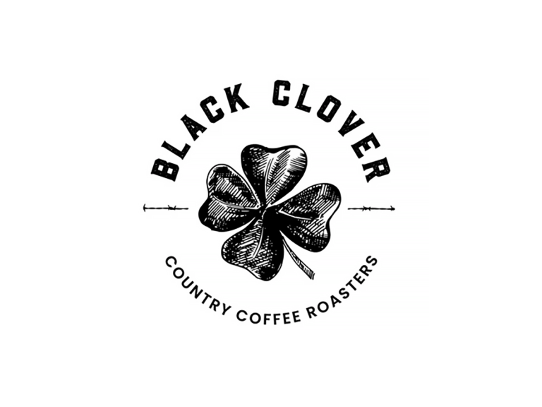 Black Clover Country Coffee Roasters logo - Carnation Washington