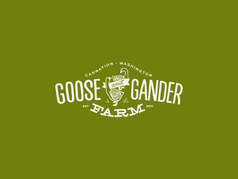 Goose and Gander Farm logo - Carnation, Washington