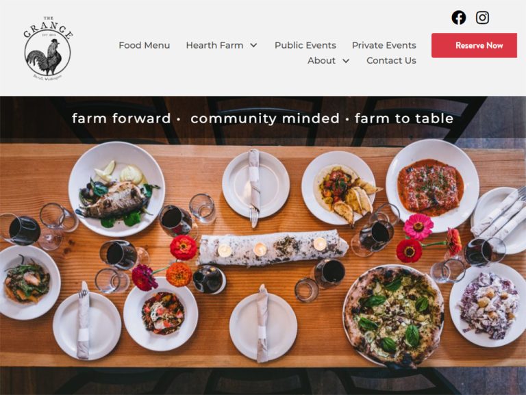 The Grange in Duvall Washington - screen capture