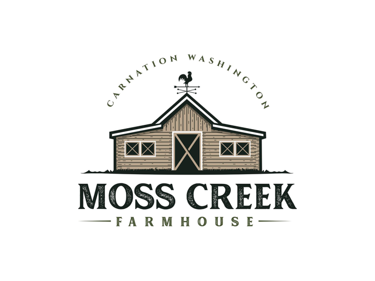 Moss Creek Farmhouse logo - Carnation, Washington