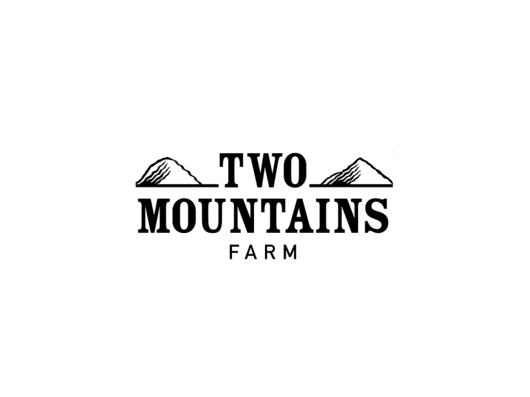 Two Mountains Farm logo - Carnation, Washington
