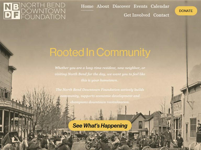 North Bend Downtown Foundation - North Bend, Washington