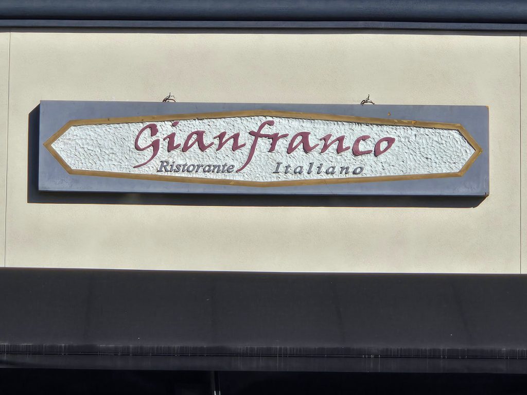 Gianfranco Ristorante Italiano signage - Snoqualmie, Washington