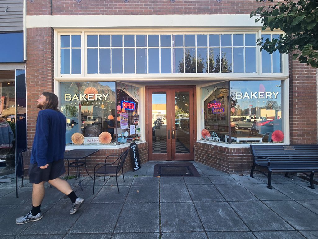 North Bend Bakery front door
