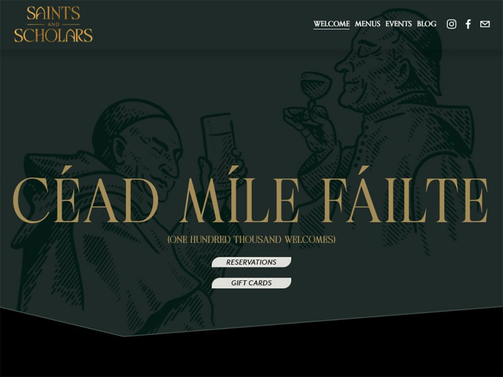 Saints and Scholars Irish Pub in Snoqualmie screen capture