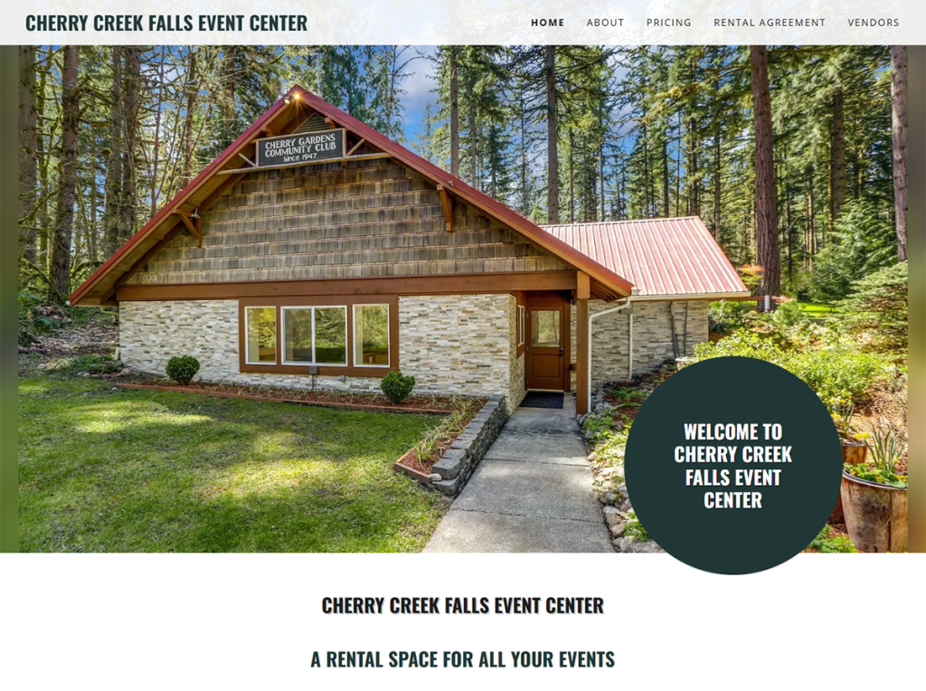 Cherry Creek Falls Event Center - Duvall, WA