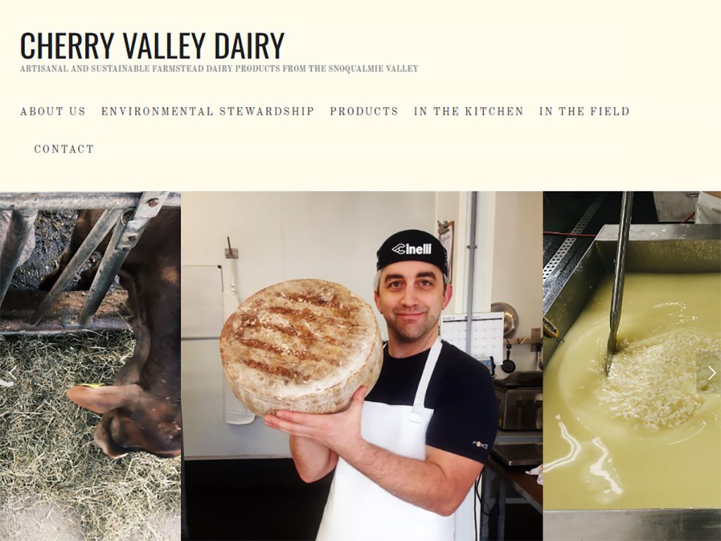 Cherry Valley Dairy in Duvall Washington - screen capture