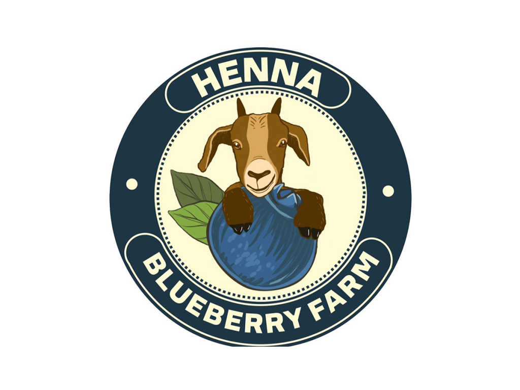 Henna Blueberry Farm logo - Carnation, Washington