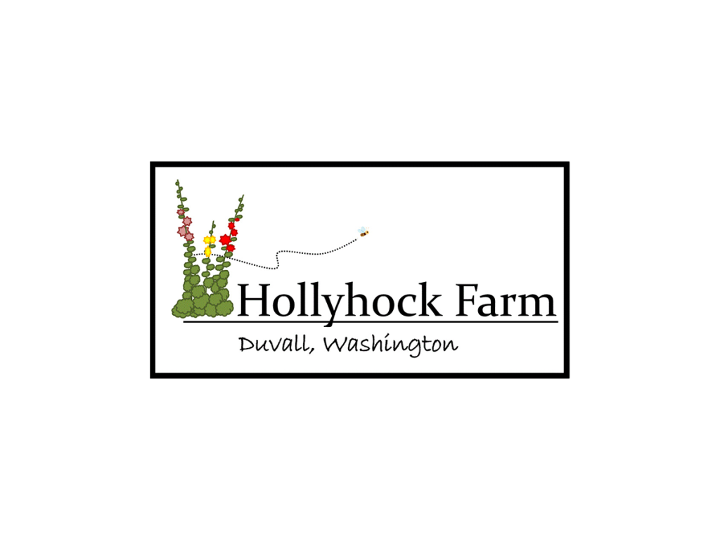 Hollyhock Farm logo - Duvall, Washington