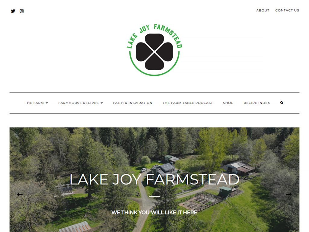 Lake Joy Farmstead screen - Carnation, WA