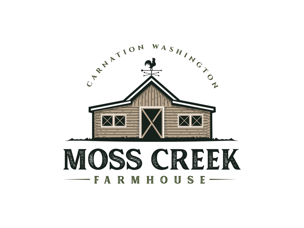 Moss Creek Farmhouse logo - Carnation, Washington