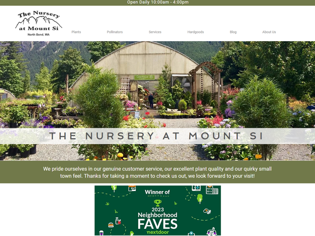 The Nursery at Mount Si - North Bend, WA