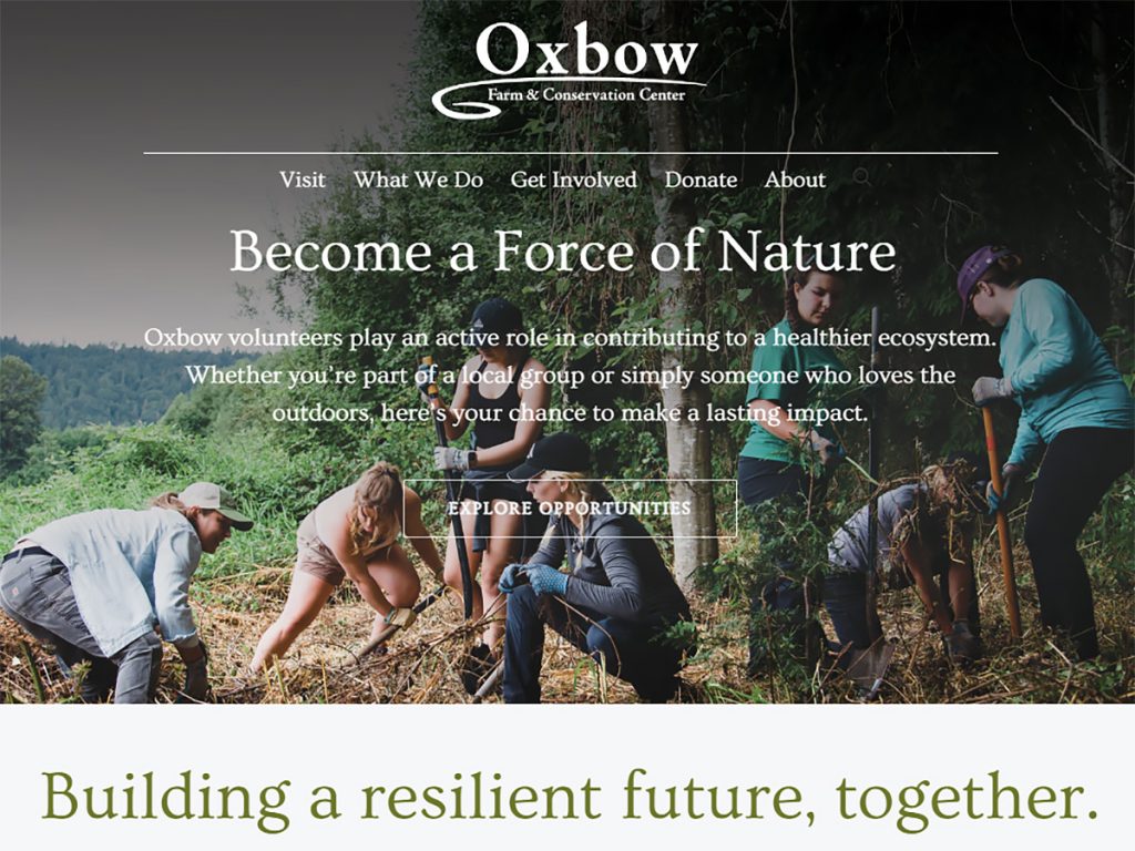 Oxbow Farm & Conservation Center screen - Carnation, WA