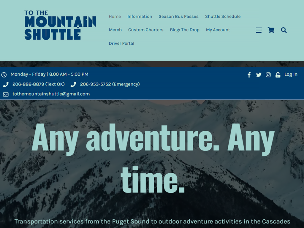 To The Mountain Shuttle - Serving Snoqualmie Valley