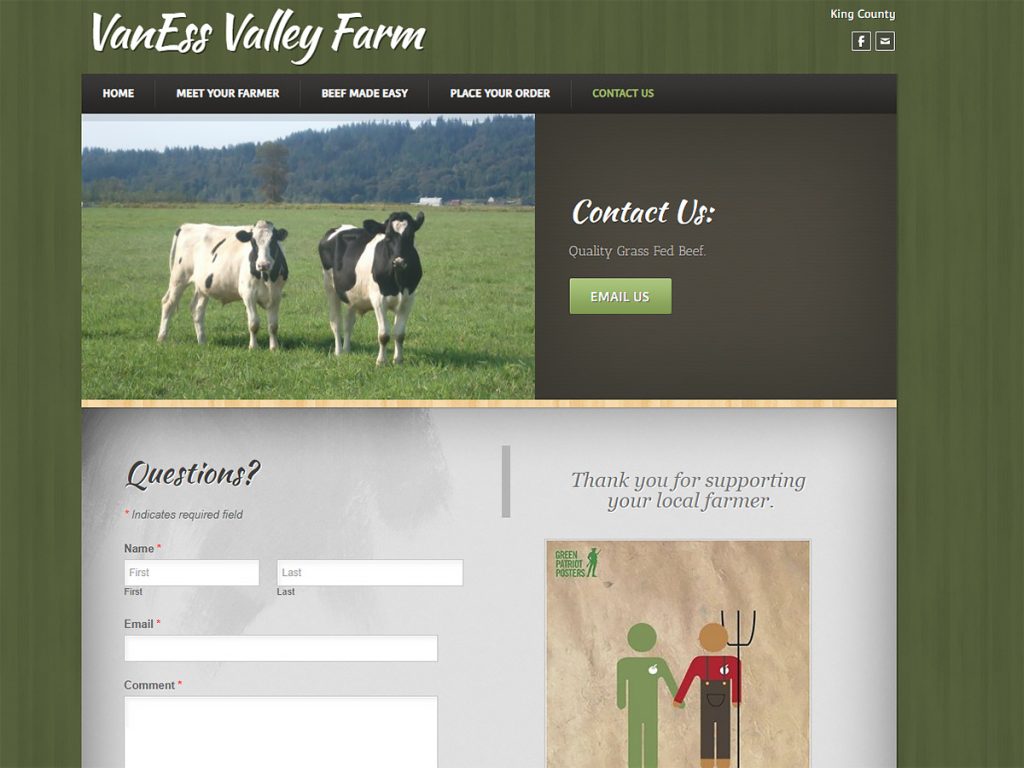 VanEss Valley Farm screen - Duvall, WA