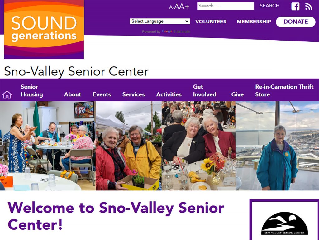 Sno-Valley Senior Center - Carnation, Washington
