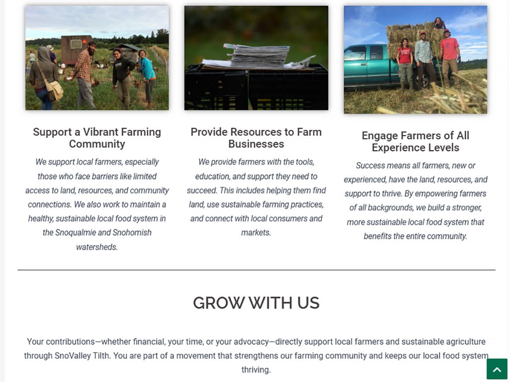 SnoValley Tilth - Carnation, WA