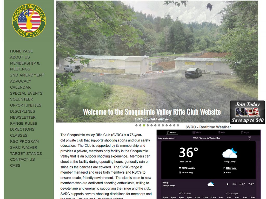 Snoqualmie Valley Rifle Club - Fall City, Washington